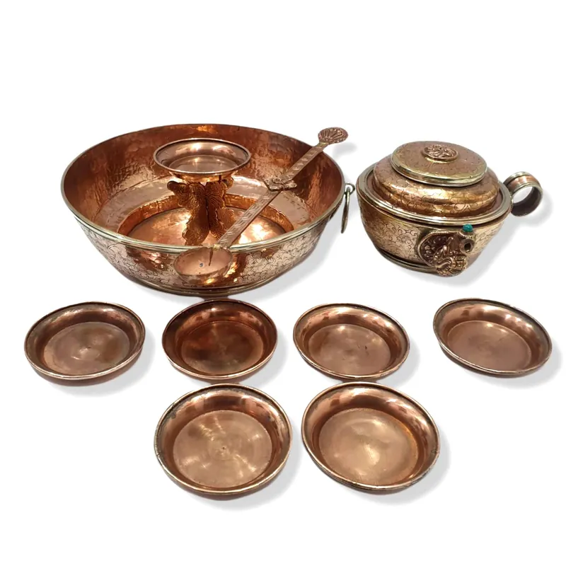 Ensemble d’offrande d’eau pour Jambhala – Torma Chutor