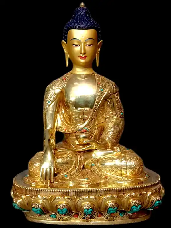 Statue bouddhiste de Gautama Shakyamuni Bouddha