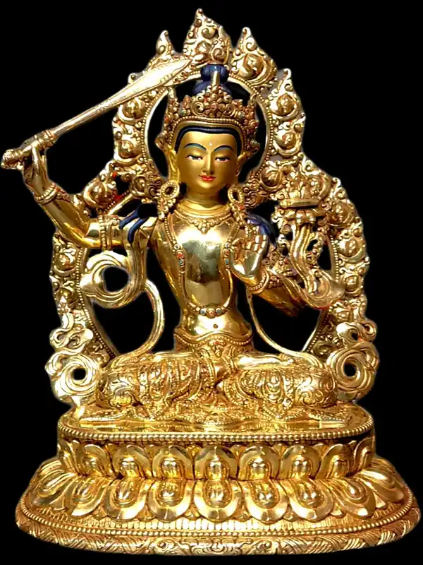 Statue de Manjushree – Sculpture de Bodhisattva