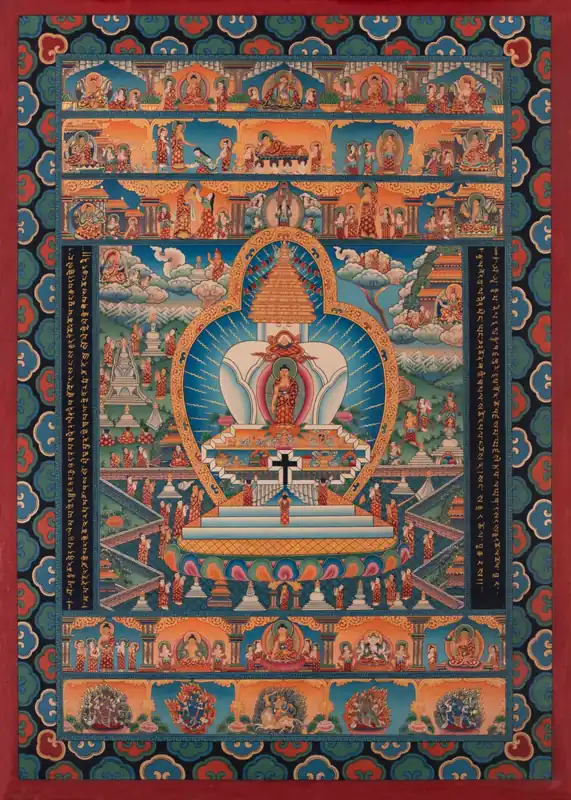 Shakyamuni Buddha Peinture Bouddhiste Art