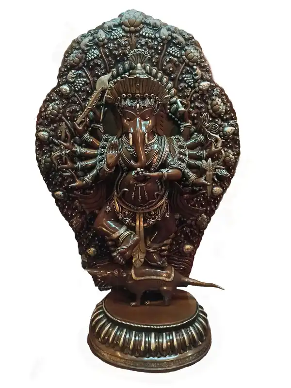 Statue bouddhiste de Ganesh