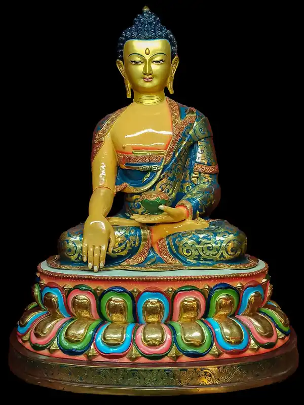 Statue du Bouddha Shakyamuni – Bouddha heureux