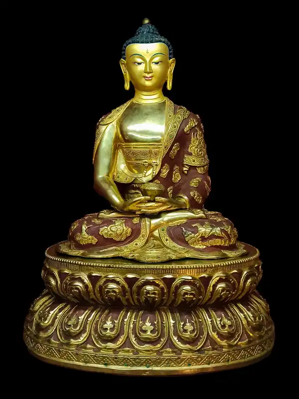 Statue du Bouddha Amitabha – Bodhisattva rituel