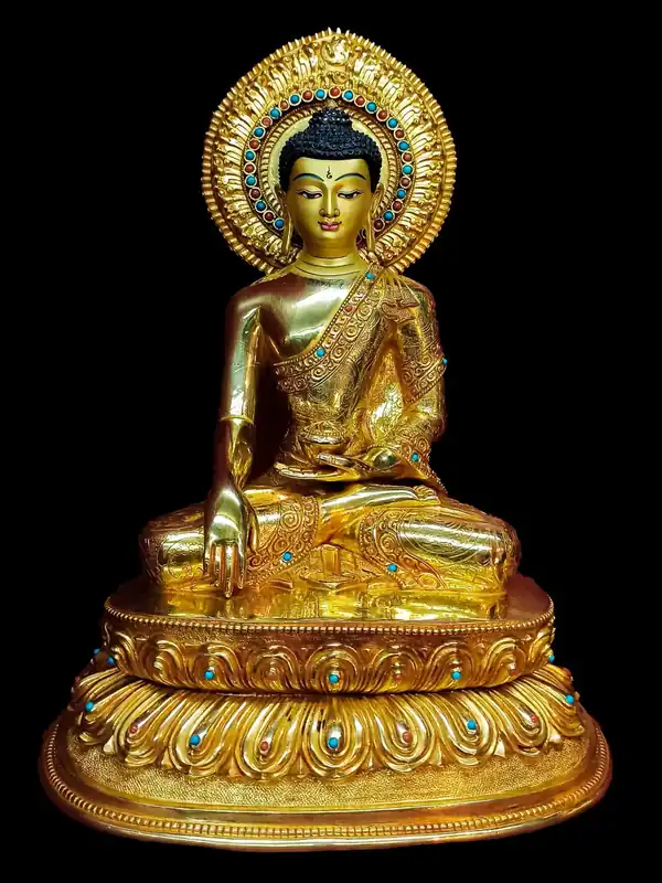 Shakyamuni Buddha – Statue du Bouddha heureux
