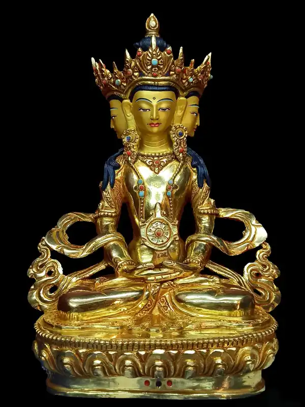 Statue faite à la main de Vasudhara