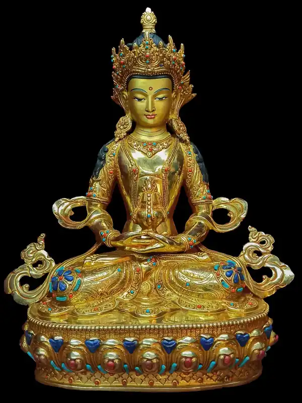 Statue artisanale d’Amitayus