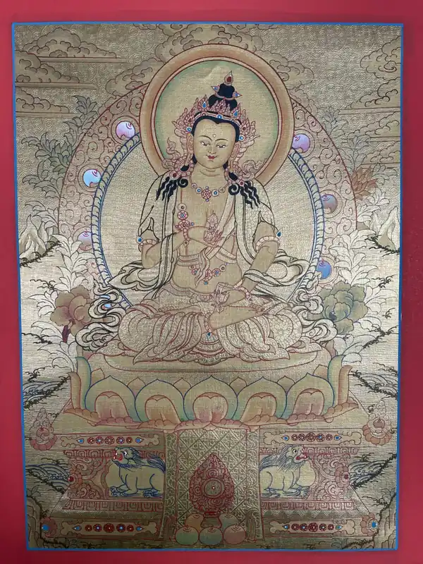 Thangka fait main de Vajrasattva