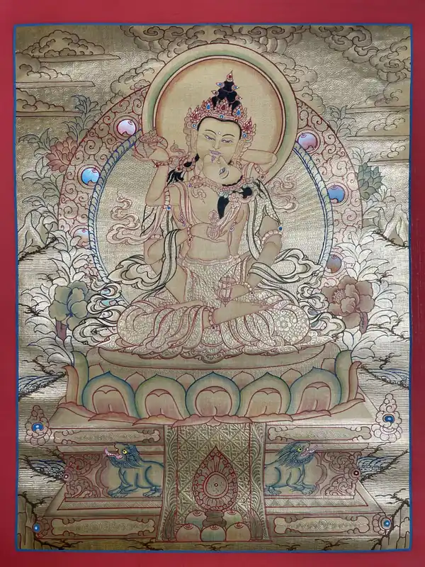 Thangka traditionnelle de Vajrasattva