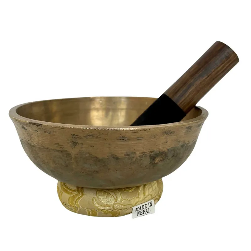 Bol chantant antique manipuri fait main