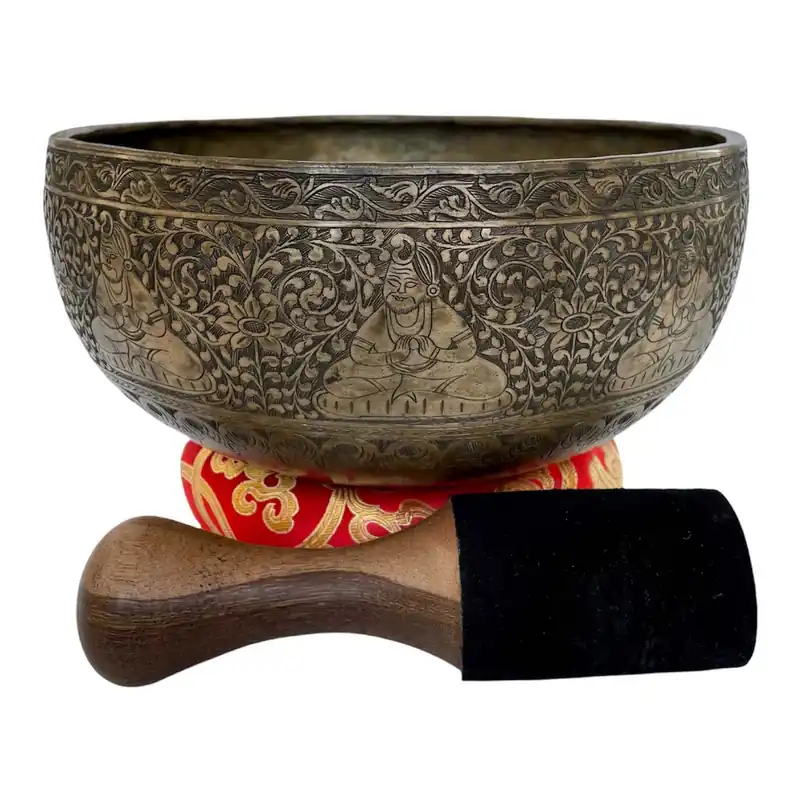 Bol chantant antique Jambati – Bronze