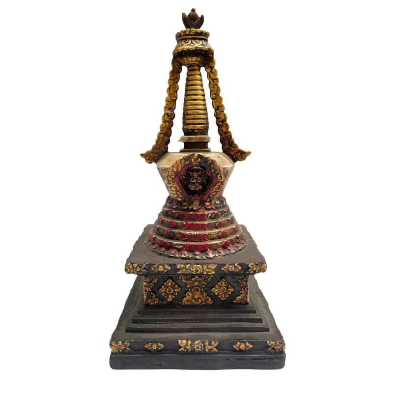 Statue traditionnelle de stupa