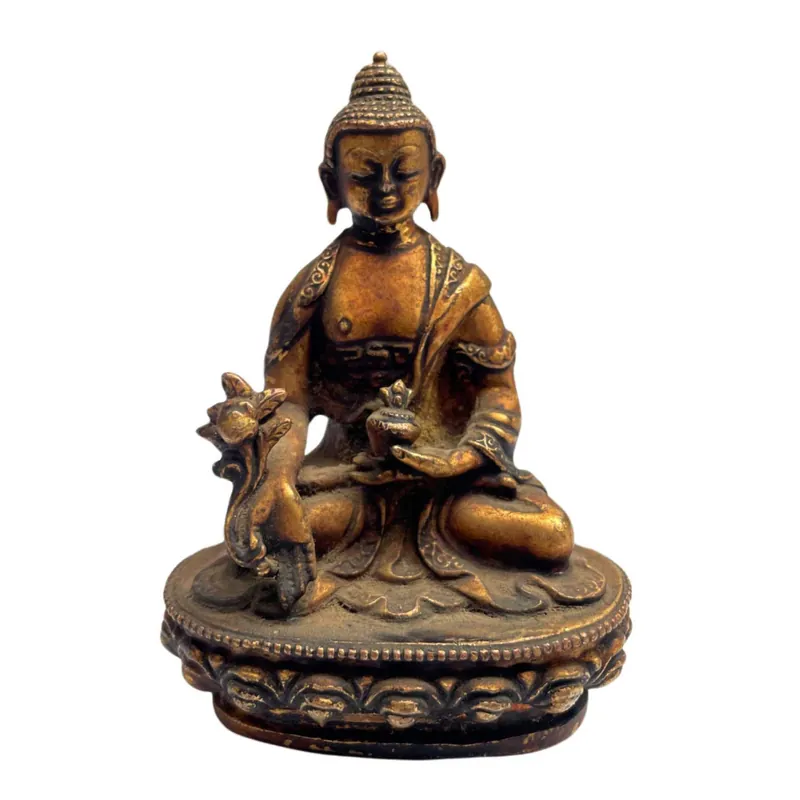 Divinité bouddhiste – Statue tibétaine du Bouddha de la Médecine