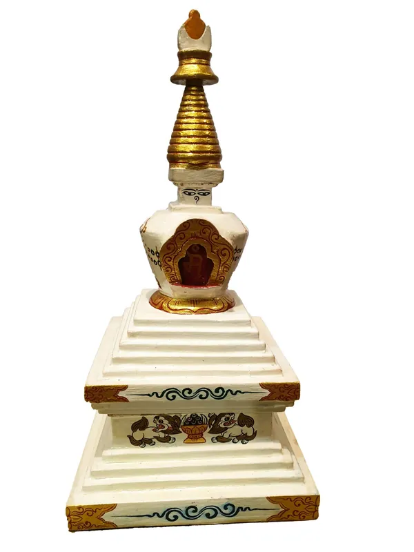 Statue de stupa bouddhiste