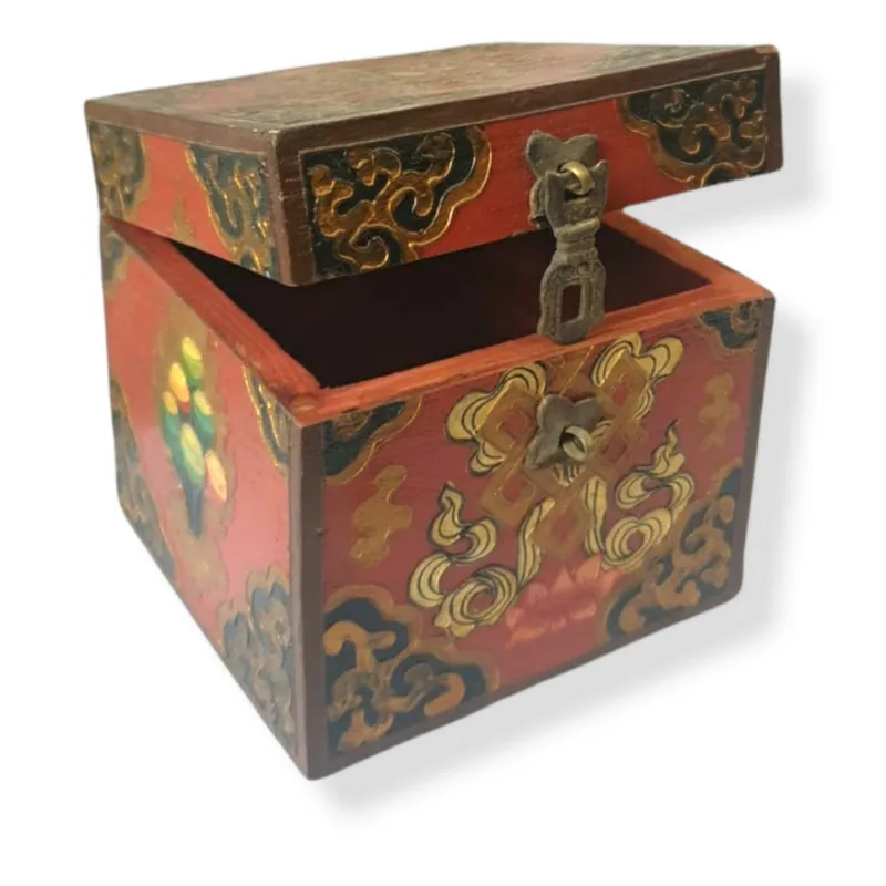 Small Tibetan Jewelry Box