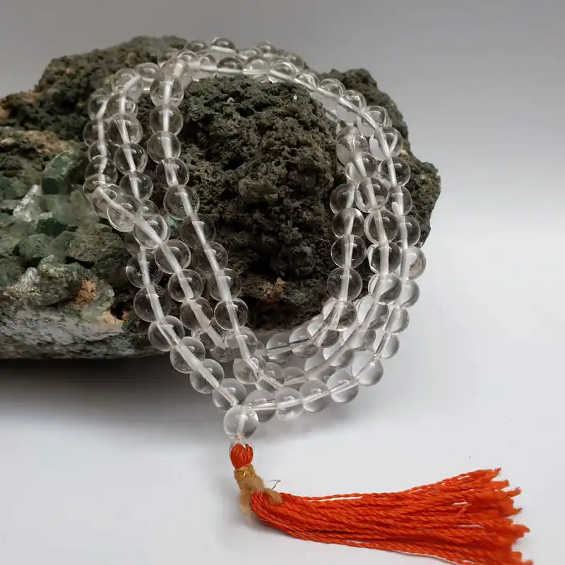 108 Crystal Stone Prayer Bead Mala
