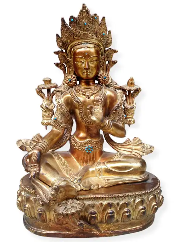 Green Tara – Statue de la Mère et Protectrice