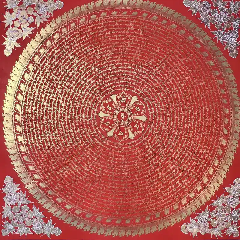 70 cm om mandala rituel