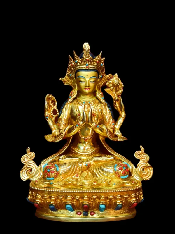 Statue de Chenrezig, Bodhisattva de la Grande Compassion