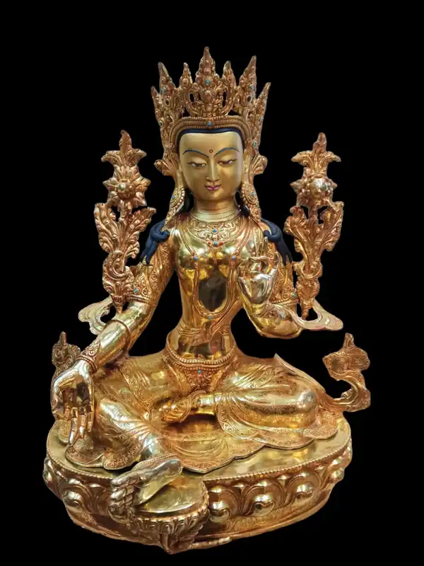 Statue de la Tara Verte assise