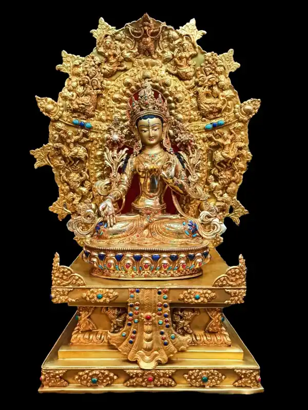 Longue Vie et Bonne Santé – Statue de Tara Blanche