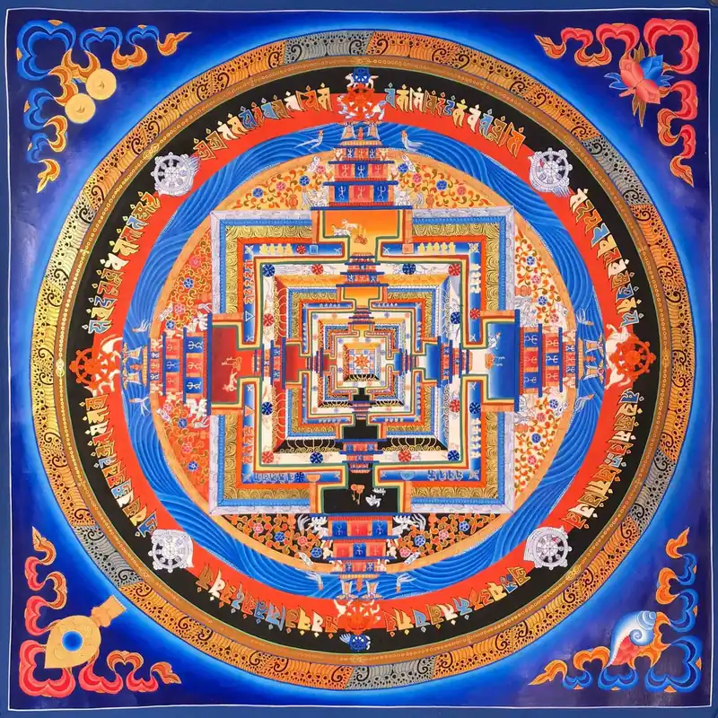 70 cm mandala de Kalachakra