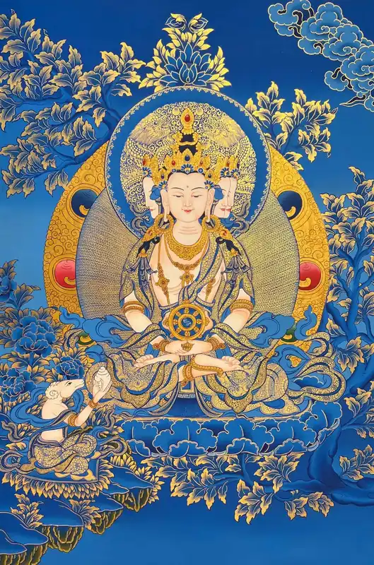 Thangka tibétain d’Aparmita
