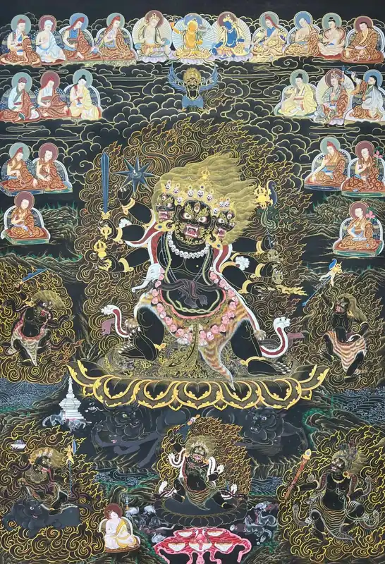 Thangka bouddhiste de Hayagriva