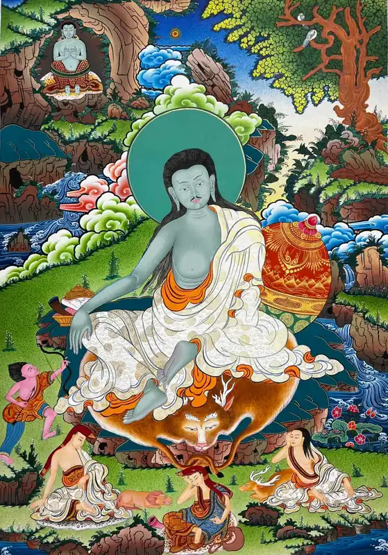 Art de la peinture bouddhiste de Milarepa