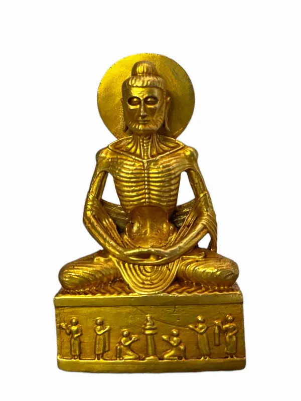 Statue bouddhiste du Bouddha en méditation.