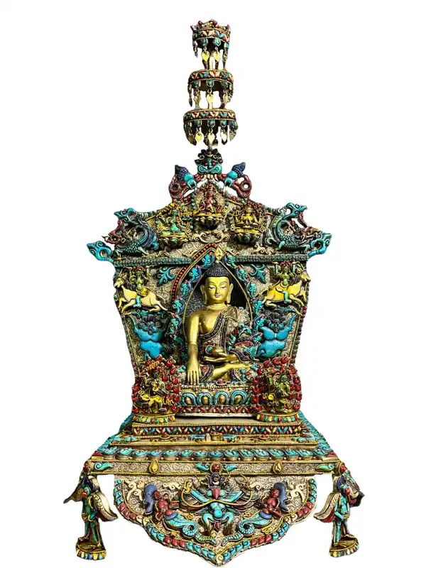 Statue du Bouddha Shakyamuni, Sculpture Bouddhiste