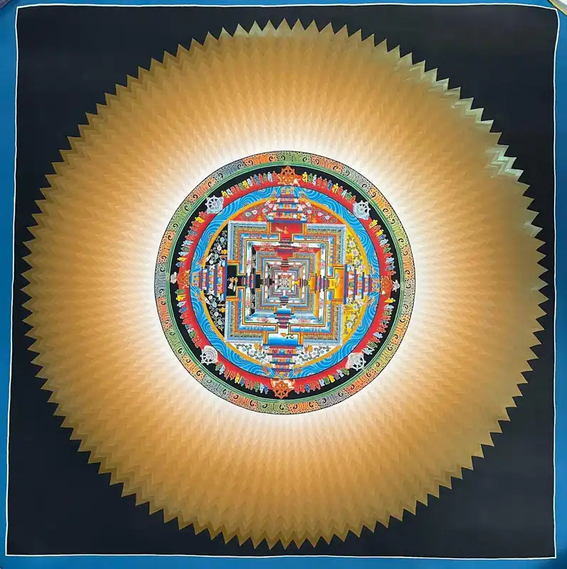 Art du mandala de Kalachakra de 100 cm