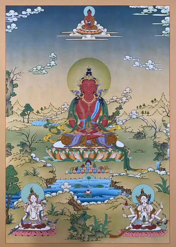 Karma Gardri Aparimita Buddha Thangka