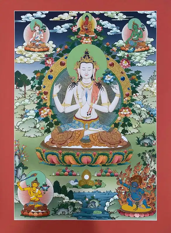 Thangka de Karma Gardri Chenrezig