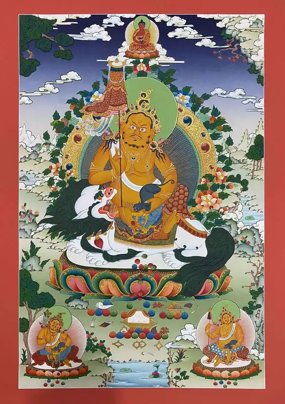 Karma Gardri Jambhala Thangka