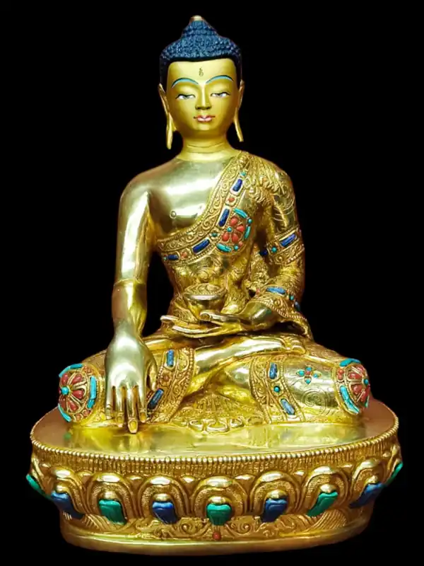 Statue de Bouddha Shakyamuni de 28 cm