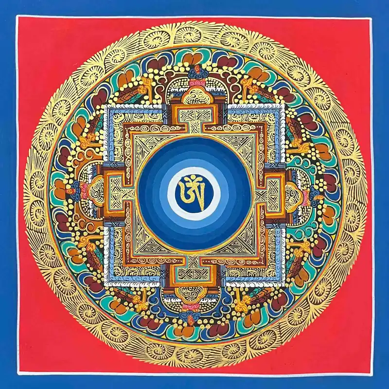Mandala traditionnel d’Om