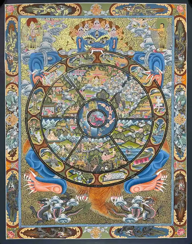 La peinture de la Roue de la Vie