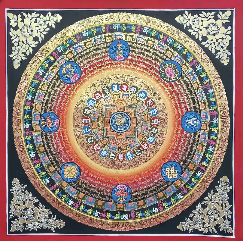 Mandala des Ashtamangala