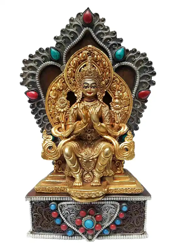 Statue du Bouddha Maitreya de 15 cm