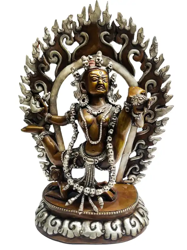 Statue de la yogini Akash de 25 cm