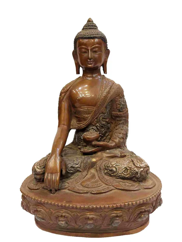 Statue artisanale de Gautama Bouddha en provenance du Népal