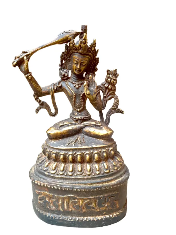 Statue de Manjushri de 12 cm