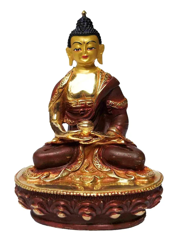 Statue rituelle d’Amitabha Bouddha du Népal