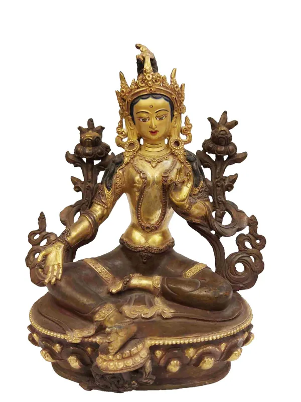 Statue de Mère Tara Verte du Népal
