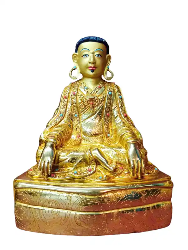 Statue bouddhiste de Marpa Lotsawa