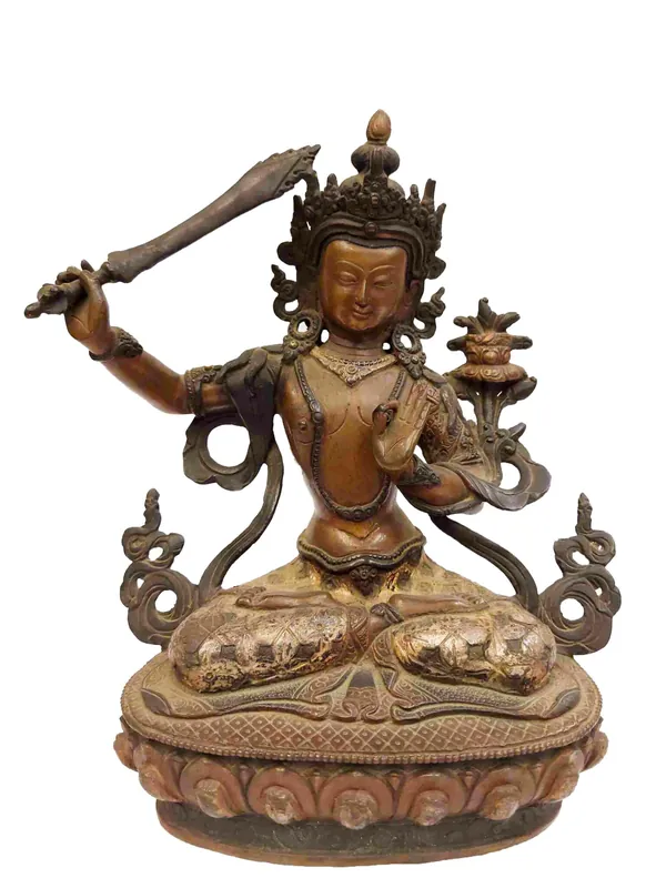 Statue de Manjushri de 22 cm