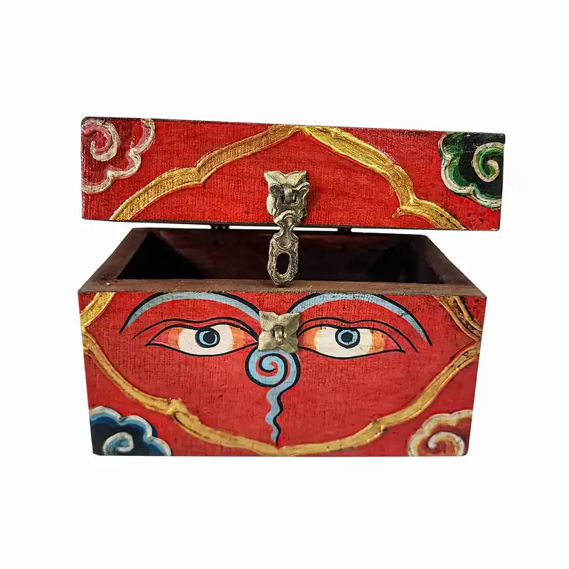 Mini Boîte au Trésor avec l’Œil de Bouddha