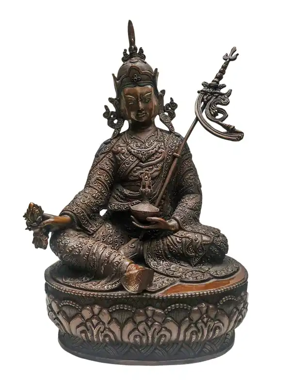 Statue rituelle de Guru Rinpoche du Népal