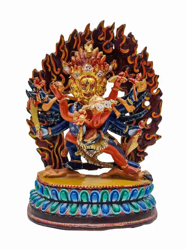 Statue tibétaine de Hayagriva
