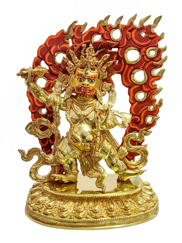 Statue rituelle de Vajrapani courroucé